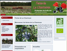Tablet Screenshot of lacharmoye.elima.fr