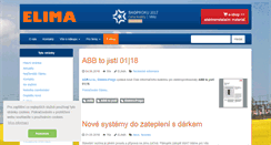 Desktop Screenshot of elima.cz